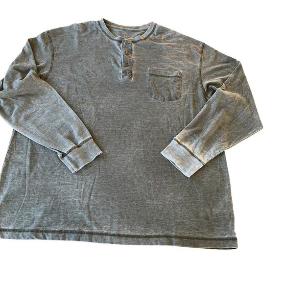 Redhead Co. quarter button down, crewneck, T-shirt, men's size 2 XL - Picture 5 of 9